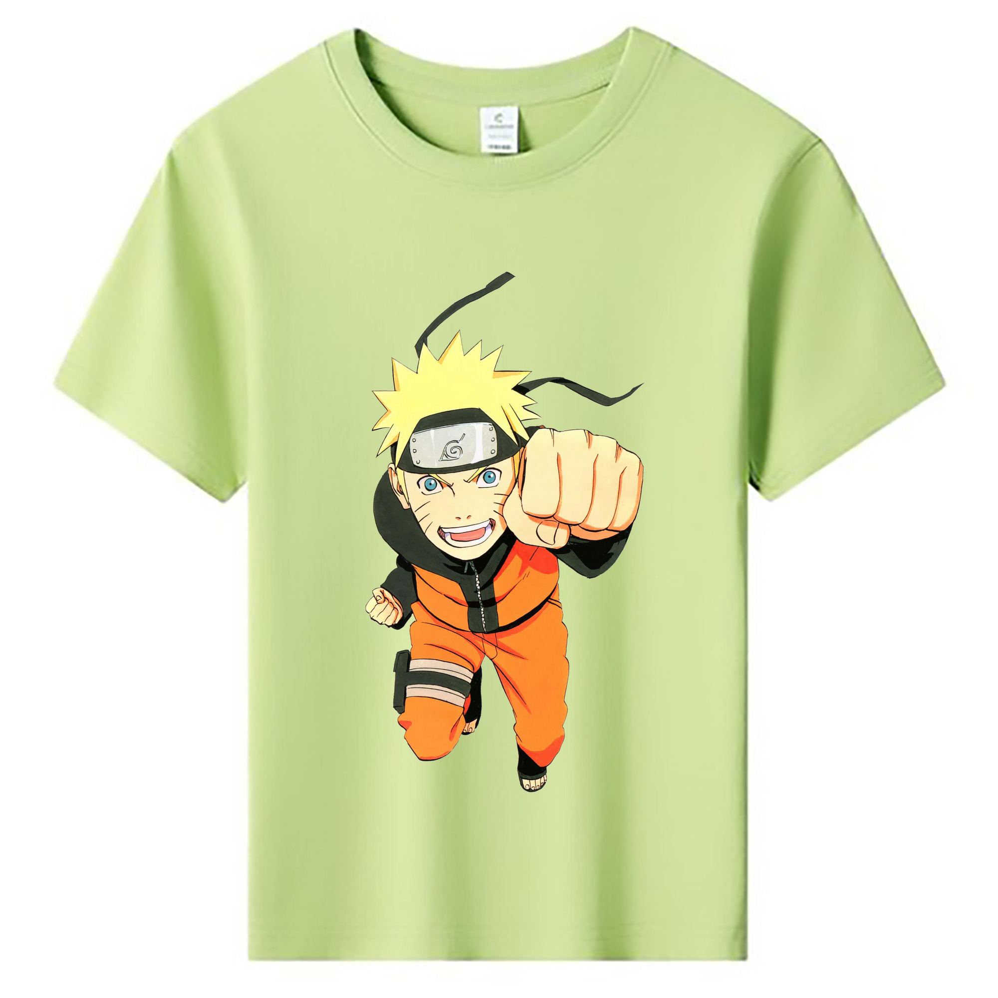 （画像用） NARUTO -ナルト- うずまき ナルト Uzumaki Naruto 綿100％キッズTシャツ（フロントプリント）